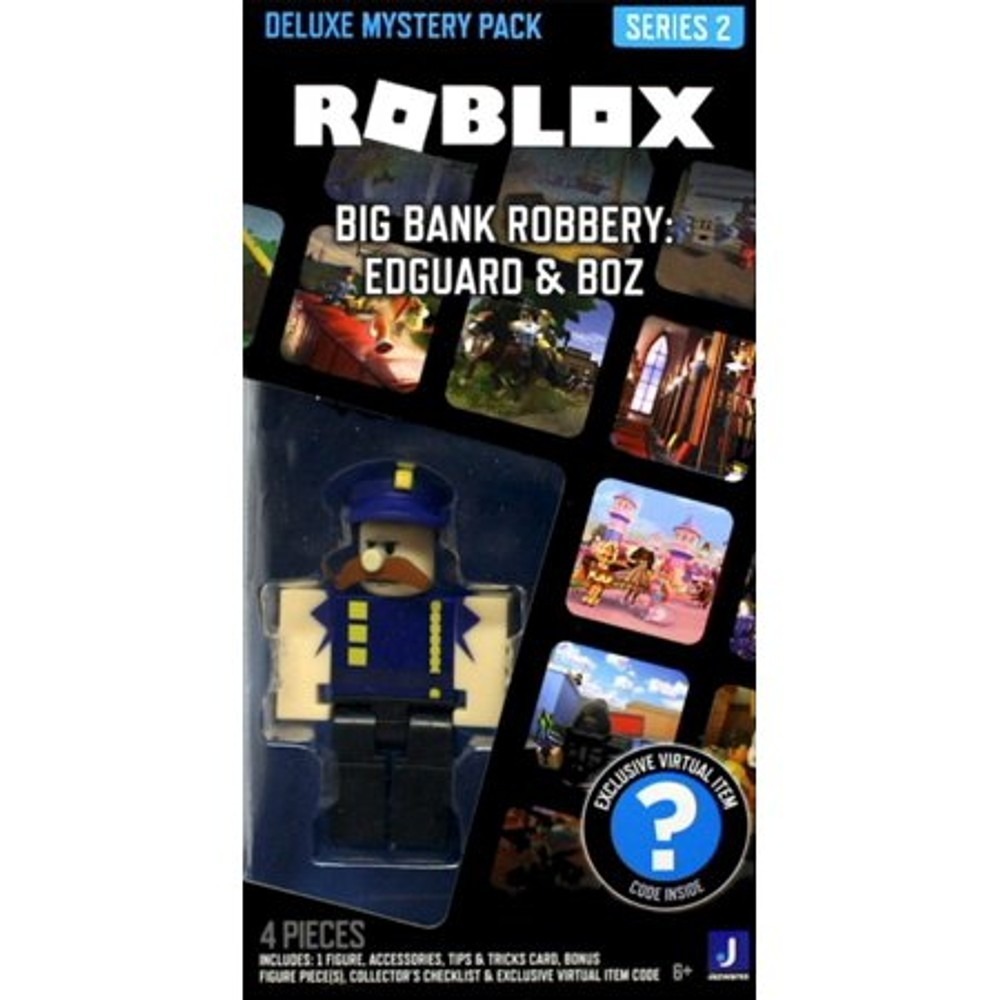 Roblox Deluxe Mystery Pack Series 2 Big Bank Robbery Edguard Boz Virtual Code